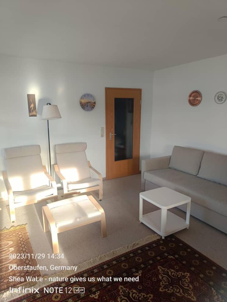 Allgaeu Vibes - Fusslaeufige Erreichbarkeit Vom Bahnhof, Mit Aussicht, Wettergeschuetzter Balkon Oberstaufen Esterno foto