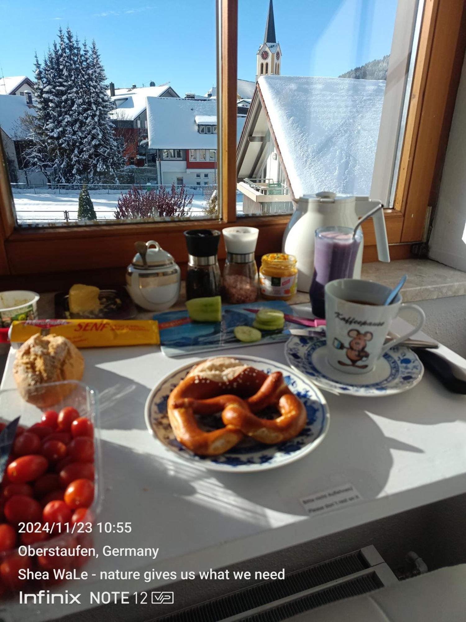 Allgaeu Vibes - Fusslaeufige Erreichbarkeit Vom Bahnhof, Mit Aussicht, Wettergeschuetzter Balkon Oberstaufen Esterno foto